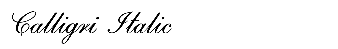 Calligri Italic